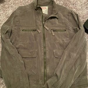 mossimo supply co green lightweight utility jacket